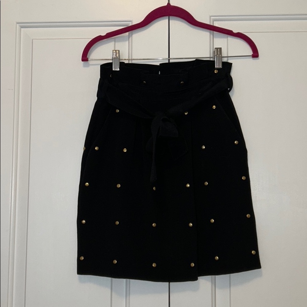 Alice by Temperley silk blend studded mini skirt